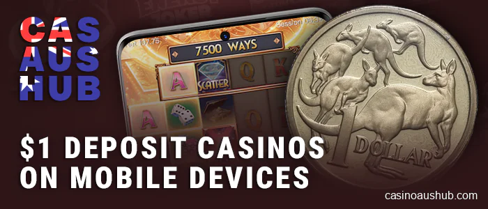 Australian casino app with 1 dollar deposit