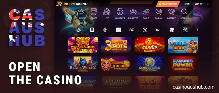 Go to an online casino with ETH payments