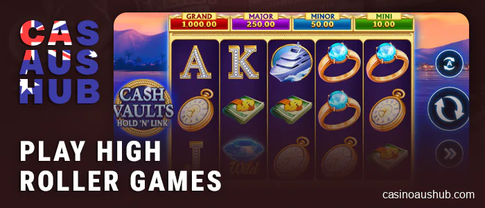 Play High Roller Pokies at online casino