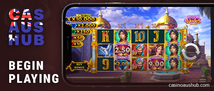 Start playing slots at iPhone mobile casino