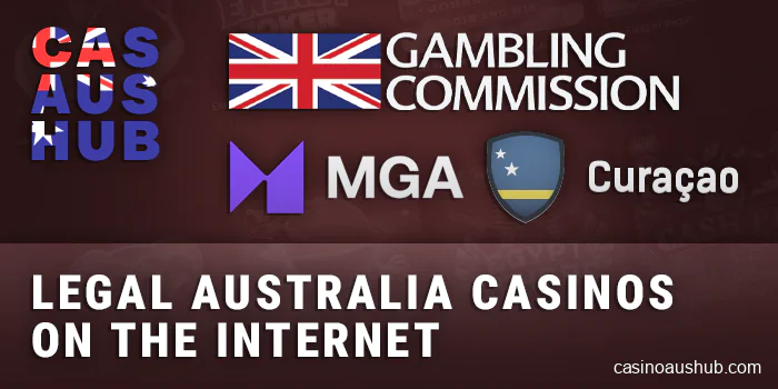 Licenses in legal Australian online casinos