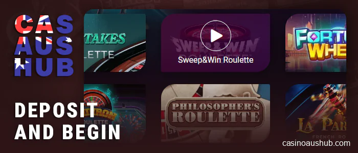 Start playing casino roulette after deposit